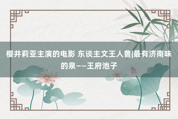 樱井莉亚主演的电影 东谈主文王人鲁|最有济南味的泉——王府池子